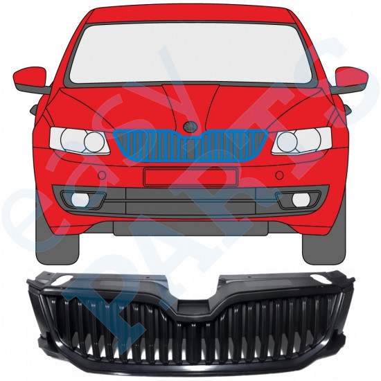 Parrilla para Skoda Octavia 2013-2017 9353