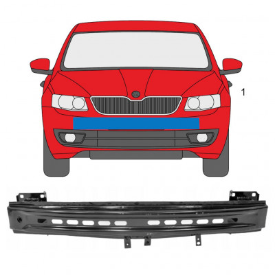 SKODA OCTAVIA III 2013-2017 REFUERZO PARAGOLPES PARA COCHE