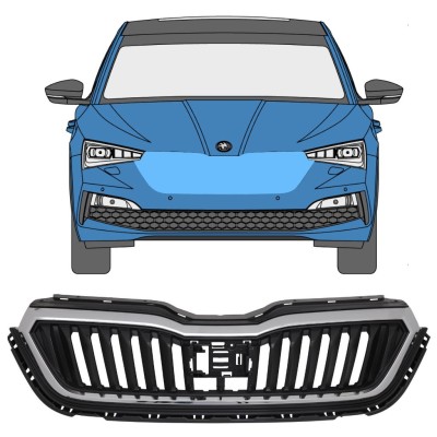 Parrilla para Skoda Scala 2019- 17229