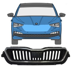 Parrilla para Skoda Scala 2019- / Conjunto 11546