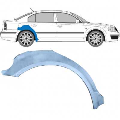 SKODA SUPERB 2002-2008 PANEL DE REPARACIÓN DEL ALERÓN TRASERO / DERECHA