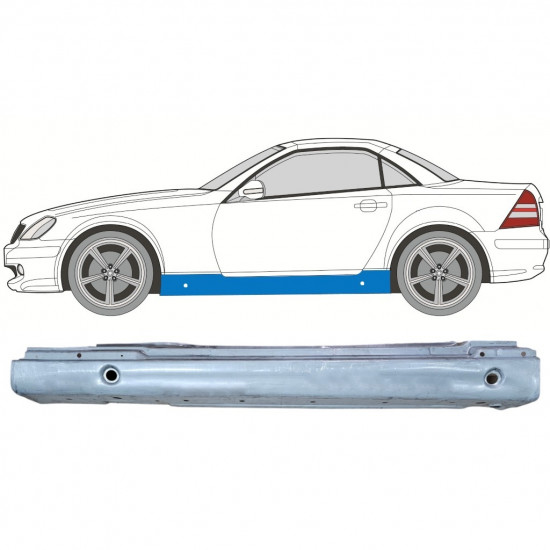 Panel de reparación del umbral para Mercedes SLK-class 1996-2004 / Izquierda 12605