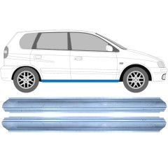 Panel de reparación del umbral para Mitsubishi Space Star 1998-2005 / Izquierda+Derecha / Conjunto 12650