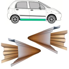 Panel de reparación del umbral interior y exterior para Chevrolet Spark 2005-2010 / Izquierda+Derecha / Conjunto 11784