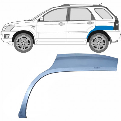 KIA SPORTAGE 2004-2010 PANEL DE REPARACIÓN DEL ALERÓN TRASERO / IZQUIERDA