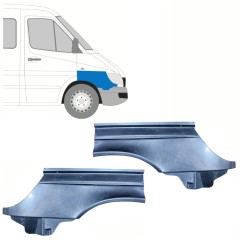 Panel de reparación guardabarros delantero para Mercedes Sprinter 1995-2006 / Izquierda+Derecha / Conjunto 10154