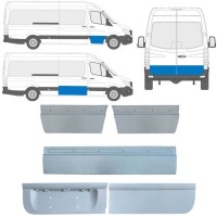 Panel de reparación puerta externa para Mercedes Sprinter 2006-2018 / Izquierda+Derecha / Conjunto 11317