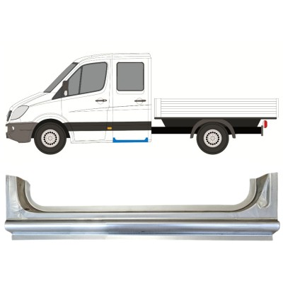 Panel de reparación del umbral trasero para Mercedes Sprinter 2006-2018 / Izquierda 15067