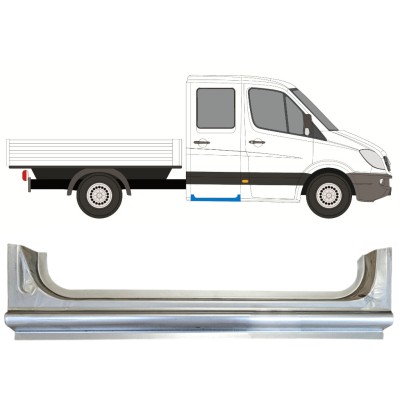 Panel de reparación del umbral trasero para Mercedes Sprinter 2006-2018 / Derecho 15066