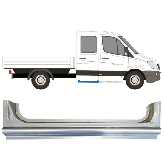 Panel de reparación del umbral trasero para Mercedes Sprinter 2006-2018 / Derecho 15066