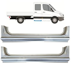 Panel de reparación del umbral trasero para Mercedes Sprinter 2006-2018 / Izquierda+Derecha / Conjunto 15068