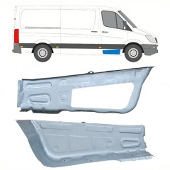 Panel de reparación escalón delantero para Mercedes Sprinter 2006-2018 / Izquierda+Derecha / Conjunto 10208