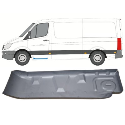 Panel de reparación del peldaño para Mercedes Sprinter 2006-2018 / Izquierda 15073
