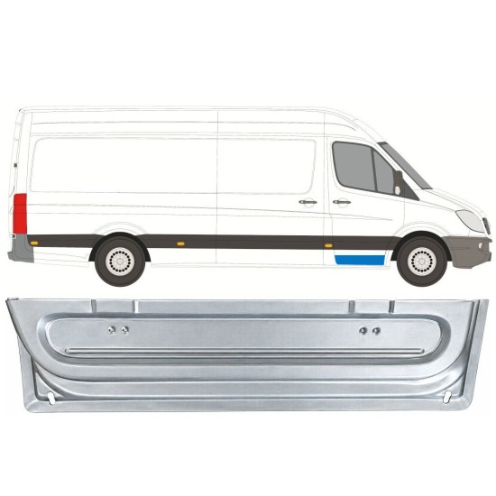 Panel de reparación puerta delantera interior para Mercedes Sprinter 2006-2018 / Derecho 17053