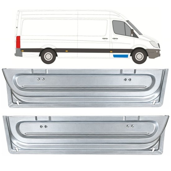 Panel de reparación puerta delantera interior para Mercedes Sprinter 2006-2018 / Izquierda+Derecha / Conjunto 17055