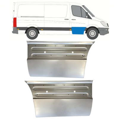 Panel de reparación puerta delantera para Mercedes Sprinter 2006-2018 / Izquierda+Derecha / Conjunto 14727
