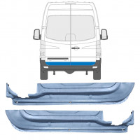 Panel de reparación puerta trasera para Mercedes Sprinter 2006- / Izquierda+Derecha / Conjunto 9555