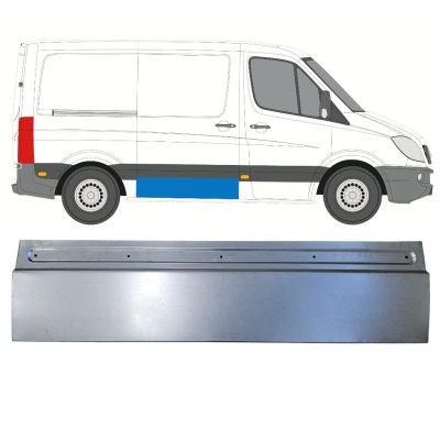 Panel de reparación puerta corredera para Mercedes Sprinter 2006-2018 / Derecho 17309