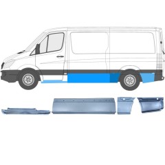 Panel de reparación conjunto para Mercedes Sprinter 2006-2018 / Izquierda / 12425