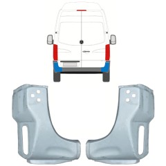 Panel de reparación esquina trasera para Mercedes Sprinter 2006-2018 / Izquierda+Derecha / Conjunto 10496
