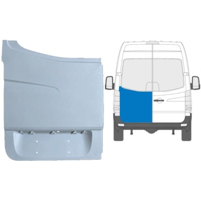 Panel de reparación puerta trasera alta para Volkswagen Crafter 2005-2017 / Izquierda 13506