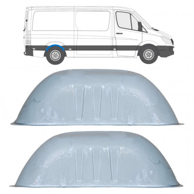 Panel de reparación guardabarros trasero para Mercedes Sprinter 2006- / Conjunto 11736