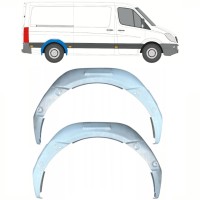 Panel de reparación guardabarros trasero interno para Mercedes Sprinter 2006-2018 / Izquierda+Derecha / Conjunto 10114