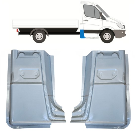 Panel de reparación esquina trasera para Mercedes Sprinter 2006-2018 / Izquierda+Derecha / Conjunto 15071 Panel de reparación esquina trasera para Mercedes Sprinter 2006-2018 / Izquierda+Derecha / Conjunto 15071