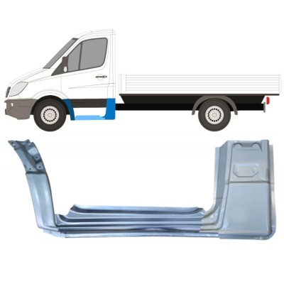 Panel de reparación conjunto para Mercedes Sprinter 2006-2018 / Izquierda / Cabina simple / 15084