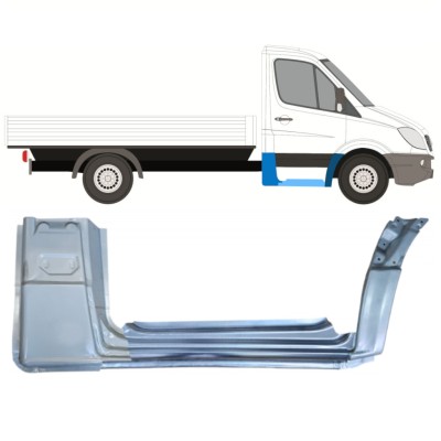 Panel de reparación conjunto para Mercedes Sprinter 2006-2018 / Derecho / Cabina simple / 15083