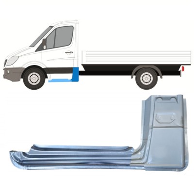 Panel de reparación conjunto para Mercedes Sprinter 2006-2018 / Izquierda / Cabina simple / 15082