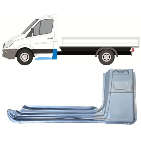 Panel de reparación conjunto para Mercedes Sprinter 2006-2018 / Izquierda / 15082 Panel de reparación conjunto para Mercedes Sprinter 2006-2018 / Izquierda / 15082