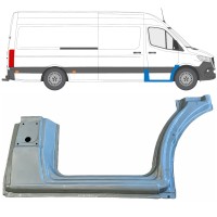 Panel de reparación umbral + guardabarros delantero para Mercedes Sprinter 2018- / Derecho 17090