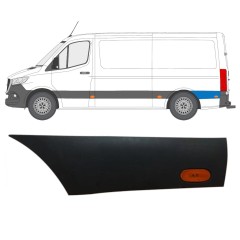 Moldura lateral guardabarros con lámpara para Mercedes Sprinter 2018- / Izquierda / Conjunto 16647