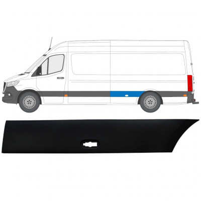 Moldura lateral guardabarros trasero para Mercedes Sprinter 2018- / Izquierda 12935