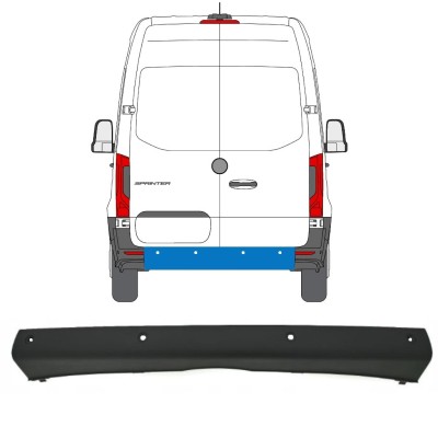 Parachoques trasero con PDC para Mercedes Sprinter 2018- 14969