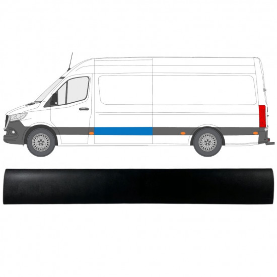 Moldura lateral para Mercedes Sprinter 2018- / Izquierda 12933