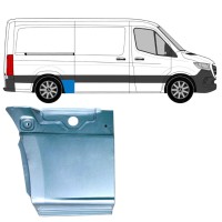 Panel de reparación guardabarros trasero para Mercedes Sprinter 2018- / Derecho 17276