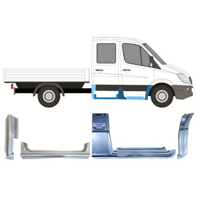 Panel de reparación conjunto para Mercedes Sprinter 2006-2018 / Derecho / 15085