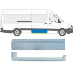 Panel de reparación puerta corredera para Mercedes Sprinter 2006-2018 / Derecho / Conjunto 9266