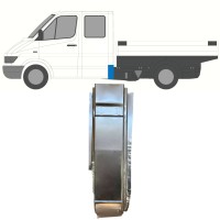 Panel de reparación esquina trasera para Mercedes Sprinter 1995-2006 / Izquierda 16399