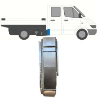 Panel de reparación esquina trasera para Mercedes Sprinter 1995-2006 / Derecho 16398