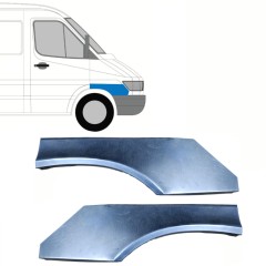 Panel de reparación guardabarros delantero para Mercedes Sprinter 1995-2006 / Izquierda+Derecha / Conjunto 10151