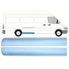 Panel de reparación guardabarros trasero parte delantera para Mercedes Sprinter 1995-2006 / Izquierda+Derecha / Conjunto 9864