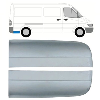 Panel de reparación guardabarros trasero parte trasera para Mercedes Sprinter 1995-2006 / Izquierda+Derecha / Conjunto 9862