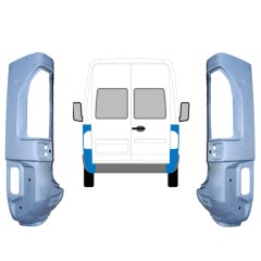 Panel de reparación esquina trasera para Mercedes Sprinter 1995-2006 / Izquierda+Derecha / Conjunto 10486