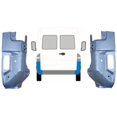 Panel de reparación esquina trasera para Mercedes Sprinter 1995-2006 / Izquierda+Derecha / Conjunto 9715