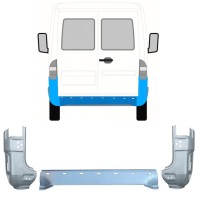 Panel de reparación trasero para Mercedes Sprinter 1995-2006 / Conjunto 9716