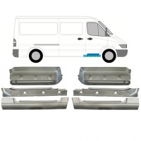 Panel de reparación del umbral interna + guardabarros + escalón delantero para Mercedes Sprinter 1995-2006 / Conjunto 10534