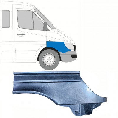 Panel de reparación guardabarros delantero para Mercedes Sprinter 2000-2006 / Derecho 10152